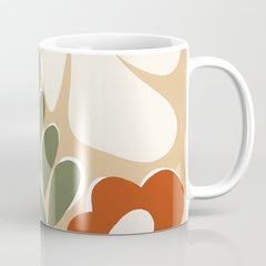 70s boho botanical flowers Coffee Mug