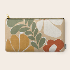 70s boho botanical flowers Carry All Pouch