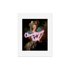 Champagne Diet' Marie Antoinette Art Print