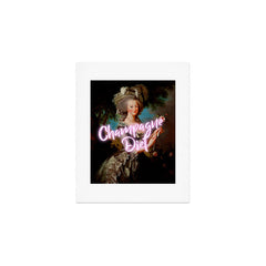Champagne Diet' Marie Antoinette Art Print