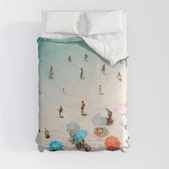 A Day At The Beach Comforter