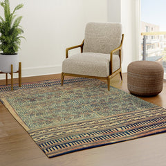 18th Century Indian Tree Textile Digital Art Painting Rug