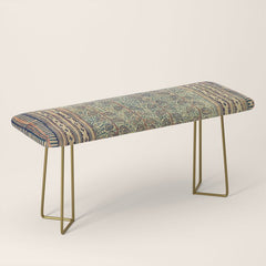 18th Century Indian Tree Textile Digital Art Painting Bench