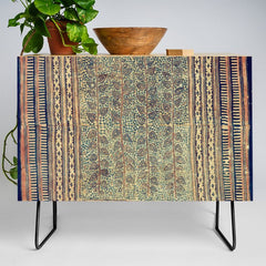 18th Century Indian Tree Textile Digital Art Painting Credenza