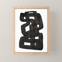 Boulder' Mid Century Modern Fun Abstract Shapes Mini Art Print