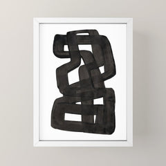 Boulder' Mid Century Modern Fun Abstract Shapes Mini Art Print