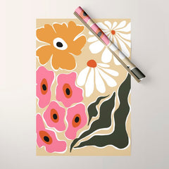 70's Retro garden Wrapping Paper
