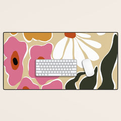 70's Retro garden Desk Mat
