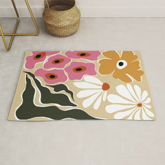 70's Retro garden Rug
