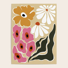 70's Retro garden Poster