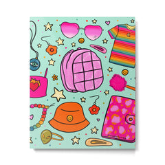 90's Things Print Metal Print