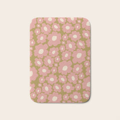 70������������������s Retro Floral Bath Mat