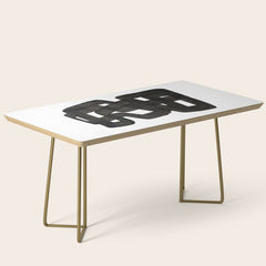 Boulder' Mid Century Modern Fun Abstract Shapes Coffee Table