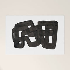 Boulder' Mid Century Modern Fun Abstract Shapes Welcome Mat