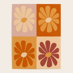 70's Daisy Bloom Poster
