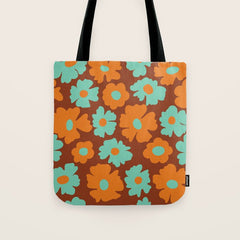 70's Retro print Tote Bag
