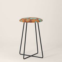 70's Retro print Stool