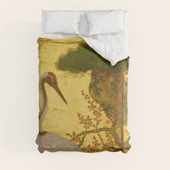 16th Century Japanese Birds & Flowers Comforter