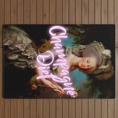 Champagne Diet' Marie Antoinette Outdoor Rug