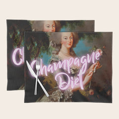 Champagne Diet' Marie Antoinette Placemat