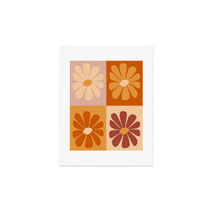 70's Daisy Bloom Art Print