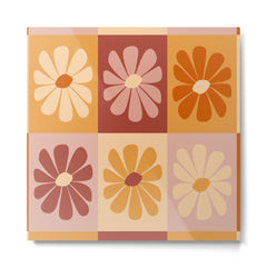 70's Daisy Bloom Metal Print