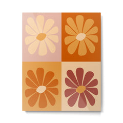 70's Daisy Bloom Metal Print