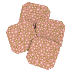 70������������������s Retro Floral Coaster