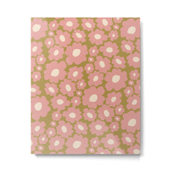 70������������������s Retro Floral Metal Print