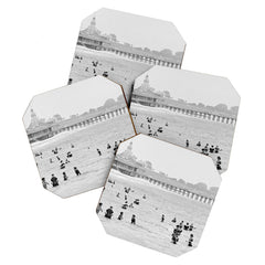 1895 Narragansett Pier and Beach, Narragansett, Rhode Island Coaster