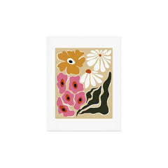70's Retro garden Art Print