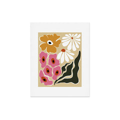 70's Retro garden Art Print