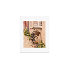 A bicycle in a Copenhagen street | Travel photography | Scandi Europe Scandinavia Art Print