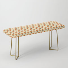 70s Flower Pattern #2 Bench