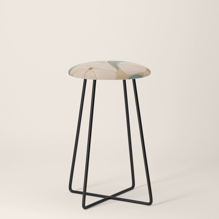 70s big flower botanical land 2 Stool