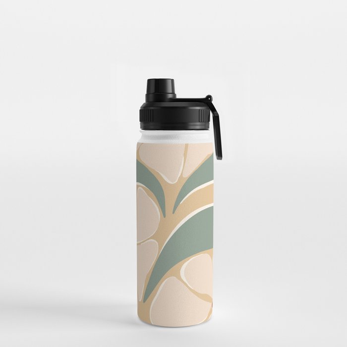 70s big flower botanical land 2 Water Bottle