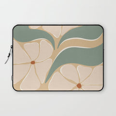 70s big flower botanical land 2 Laptop Sleeve