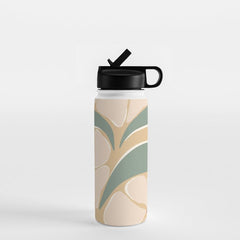 70s big flower botanical land 2 Water Bottle