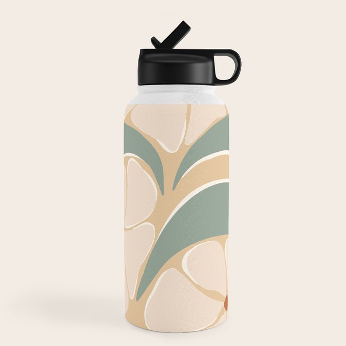70s big flower botanical land 2 Water Bottle