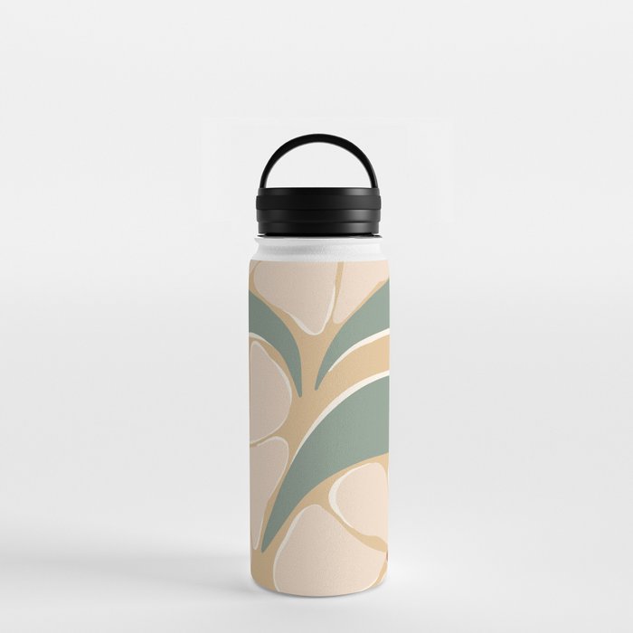 70s big flower botanical land 2 Water Bottle