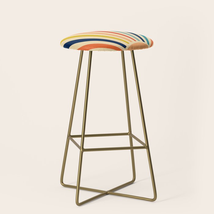 60s retro sun  Stool