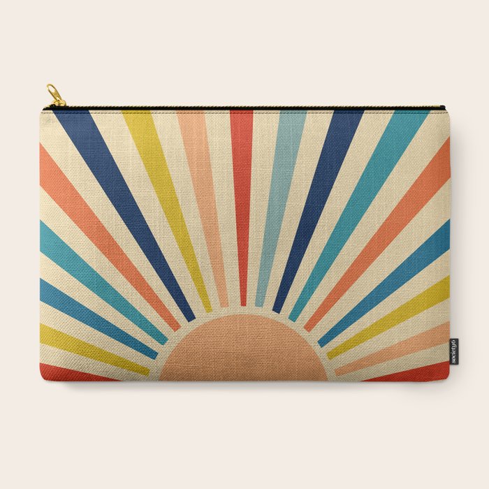 60s retro sun  Carry All Pouch