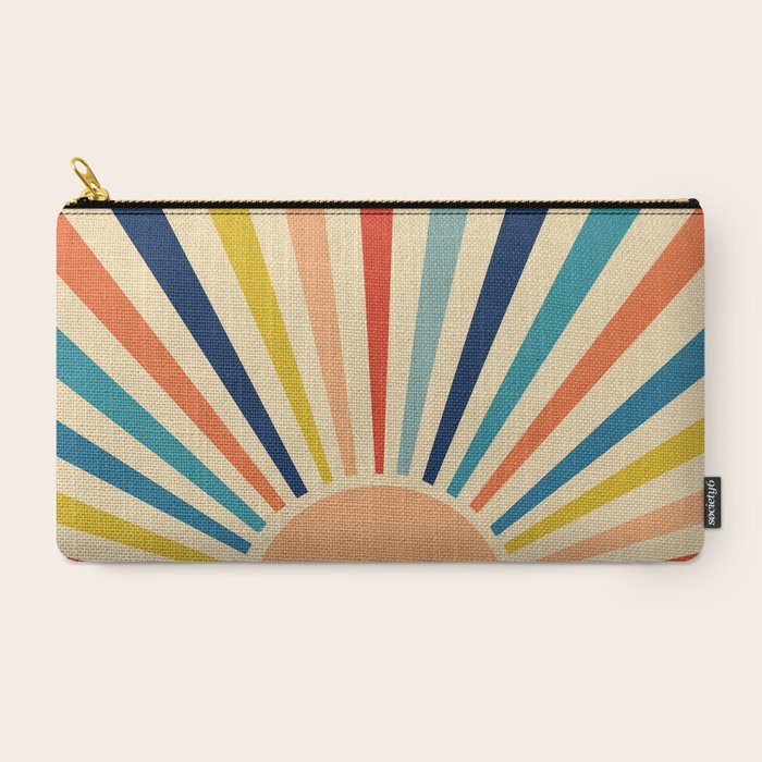60s retro sun  Carry All Pouch