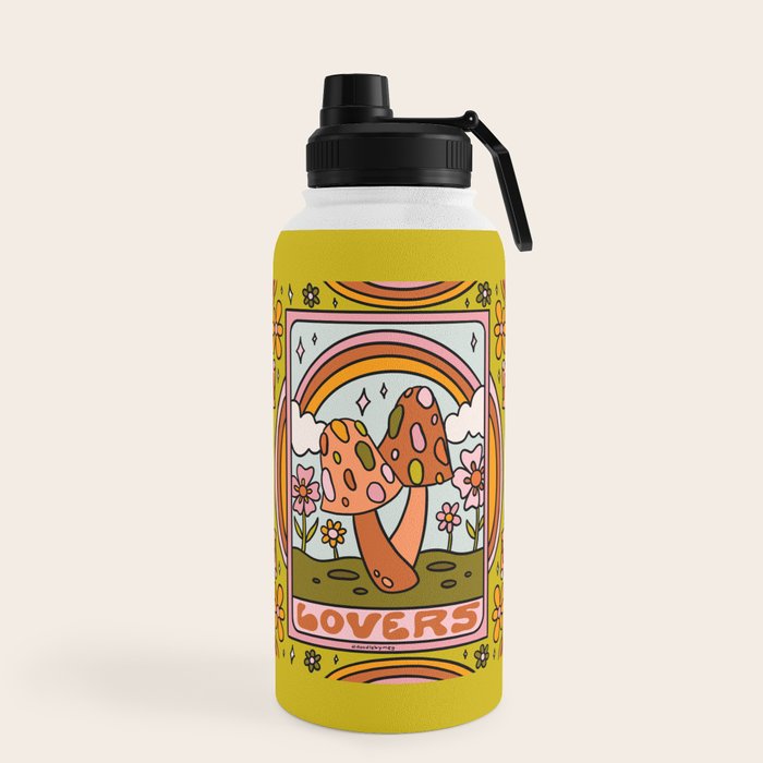 6. The Lovers Mushroom Water Bottle