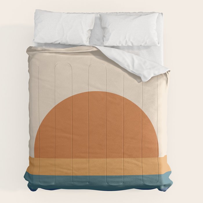 70's Retro Sunset Comforter