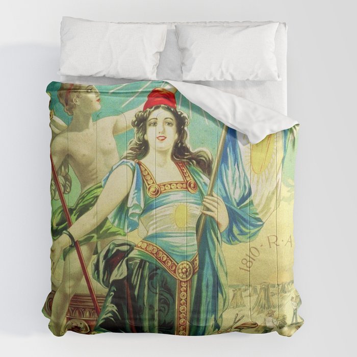 1910 Fernet Branca Liqueur Aperitif Advertisement Poster Print Comforter