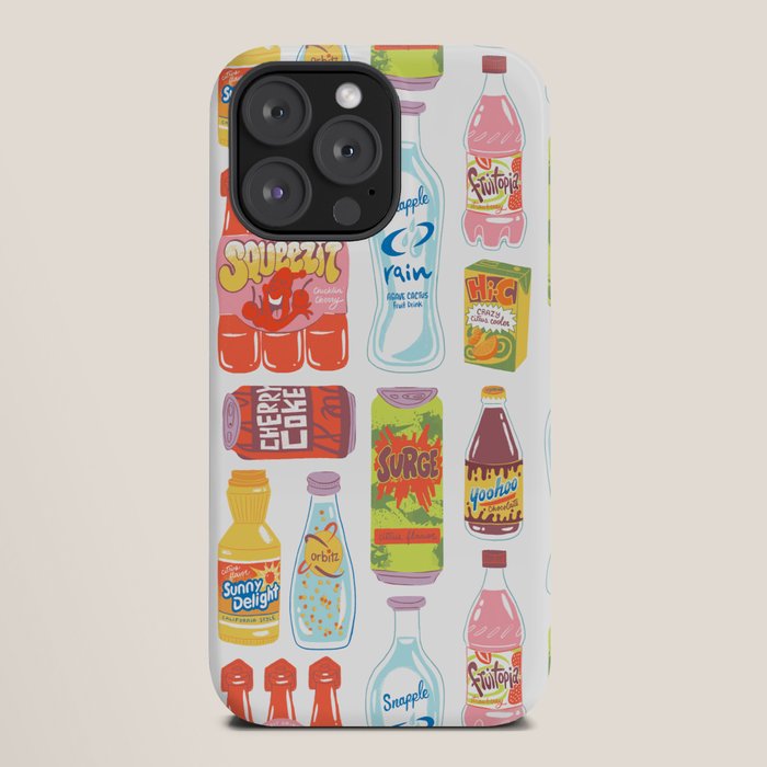 90s Drinks iPhone Case