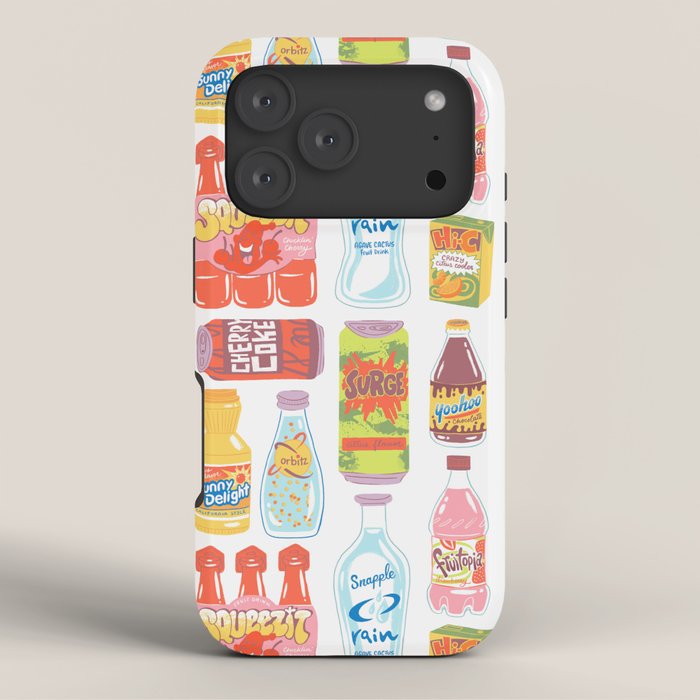 90s Drinks iPhone Case
