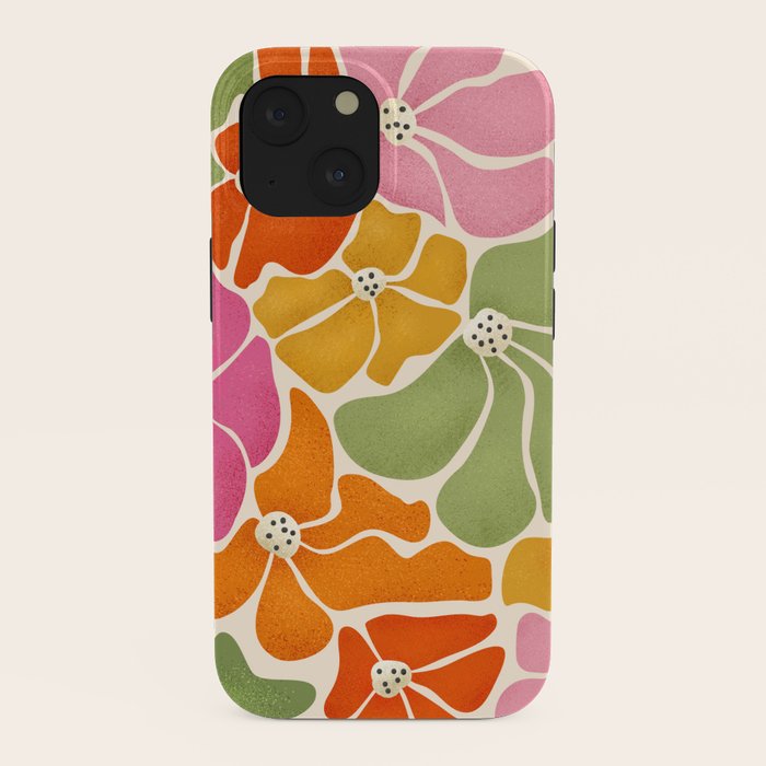 70's Florals iPhone Case