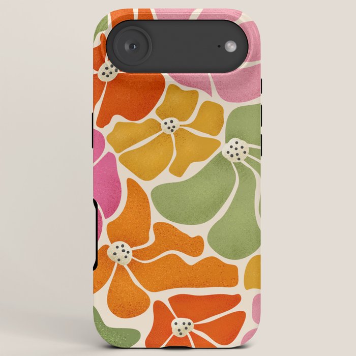 70's Florals iPhone Case